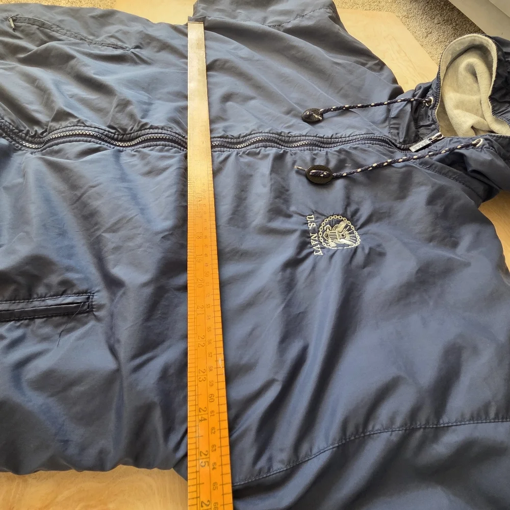 Vintage Navy Midshipman Gear For Sports Blue Military Vintage Jacket XL